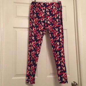 Red, White and Blue Leggings